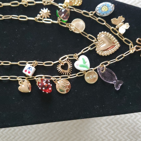 Handmade 2-Piece Charm Necklace Set - Picture 4 of 13